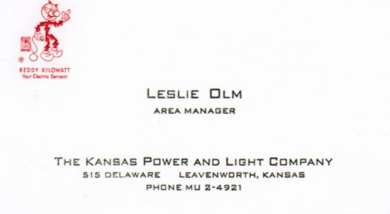 More than a business card, Leslie Olm.