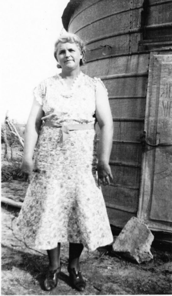 Maddie Funk on the farm.